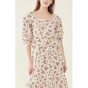 Elegant Floral Women's Blouse